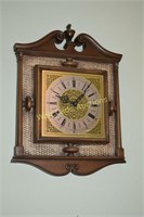 Wall Art lot- Vintage Clock,Large Carved  Wooden