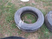 Tire #9 255/ 70 R22.5 Goodyear Recap