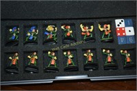 Space Marine Game-Figurines and Dice in Case