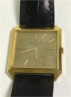 Patek Philippe 18k Gold Men's Wrist Watch