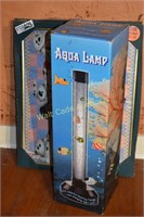 Aqua Lamp New in Box and Disney Framed Art