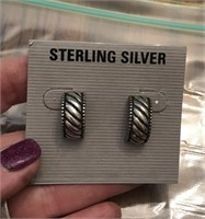 Pretty Sterling Silver Earrings