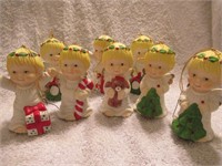 Angel Christmas Tree Bell Ornaments
