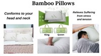 Bamboo Pillow Queen or King
