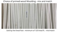 MOULDING - CHOICE (SOLD BY LINEAL FOOT)