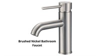 Brushed Nickel Bathroom Faucet