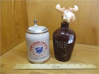Collectible Stein and Pottery Jug
