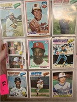 LOT OF 1970'S SPORTS CARDS PETE ROSE/ PALMER MORE