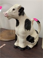 LARGE VTG COW THEMED PITCHER
