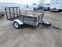 01 Roll In 62"x100" single axle trailer