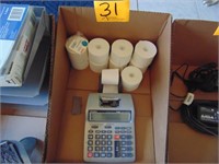 Casio HR-100TM Calculator w/Extra Paper