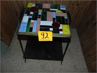 Hand Crafted End Table 16 x 16 x 19