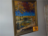 Oil on Canvas B. Siadek frame 16 x 21