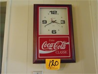 12 x 18 Coca Cola Clock