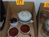 Hull Pottery Bowls w/Casserole Dish and Bowl