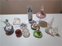 MUSIC BOX/PAPERWEIGHTS AND OTHER