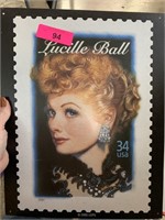DECORATIVE METAL SIGN  LUCY STAMP
