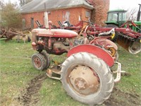 B FARMALL TRACTOR WITH WOODS BELLY MOWER