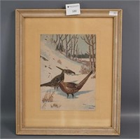 Print of Pheasants