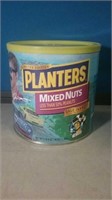 Large can of planters mixed nuts sealed