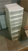 Contico 7 drawer plastic storage system