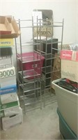 Pair of stainless shelves 12 in wide 5 ft tall