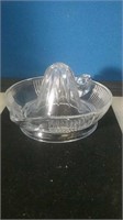 Clear glass juicer