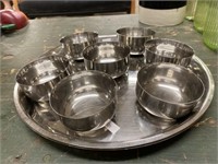 Stainless Steel Trays And Cups