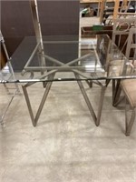 Glass Top Table 44x44x30