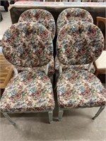 4 Tapestry Dinning Chairs