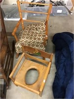 Child's Chair And Potty Chair