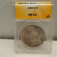 1884 Carson City Morgan Dollar/MS63