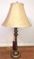 Gold-Toned Table Lamp