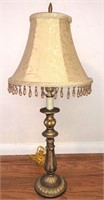 Gold-Toned Tassel Table Lamp