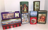 Assorted Tin Containers