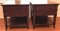 2 Wood End Tables