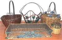 Wood & Metal Baskets
