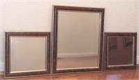Set of 3 Mirrors