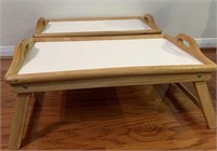 Wood Lap Trays