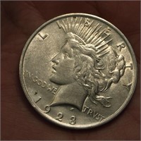 1923 Peace Dollar