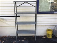 STANDING METAL SHELF - 4 SHELF RACK