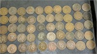 50 Indian Head Pennies