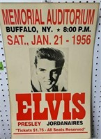 Elvis Poster Memorial Auditorium Buffalo New