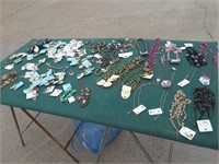 TABLE OF BRAND NEW JEWELRY