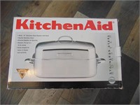 Kitchen Aid 18" Stainless Steel Roasting Pan- NEW