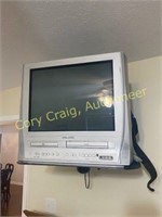 Magnovx TV With DVD Player And VHS Player