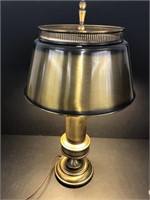 Stunning vintage brass lamp with two pull chains