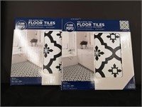 2x new in package peel and stick vinyl floor tiles
