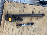 Older pipe wrench