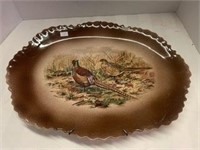 Large Platter - Pheasant Design